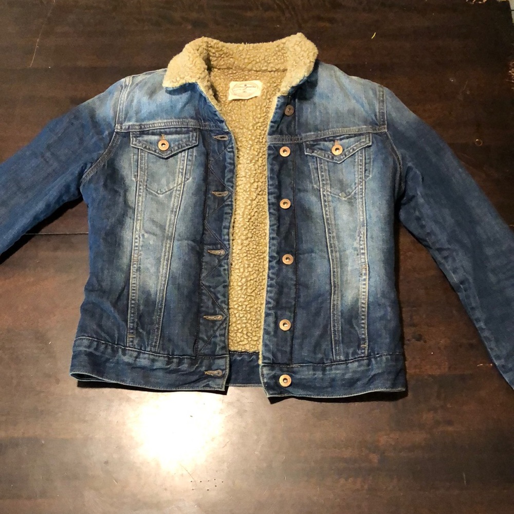 EUC Mavi Sherpa Jeans Jacket - Picture 2 of 3